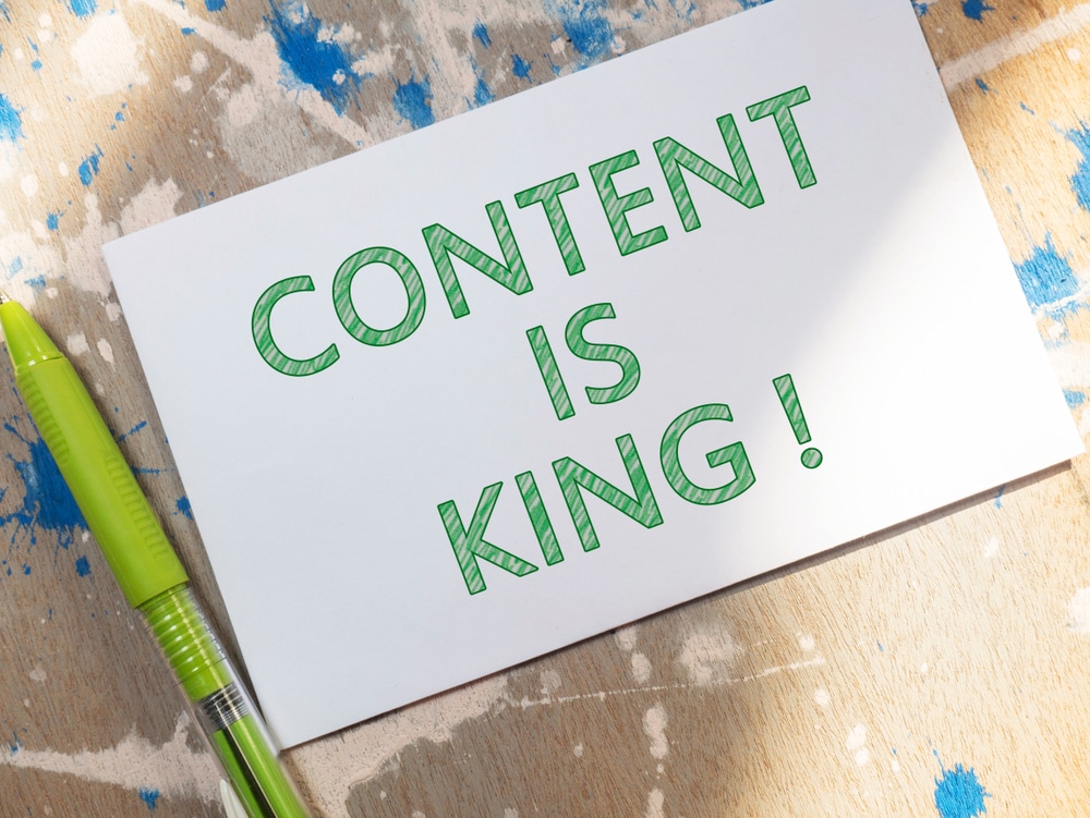 Content Is King, Internet, Social Media, Motivation, Inspirational Quotes